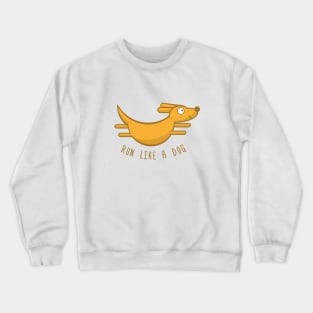 Running dog Crewneck Sweatshirt